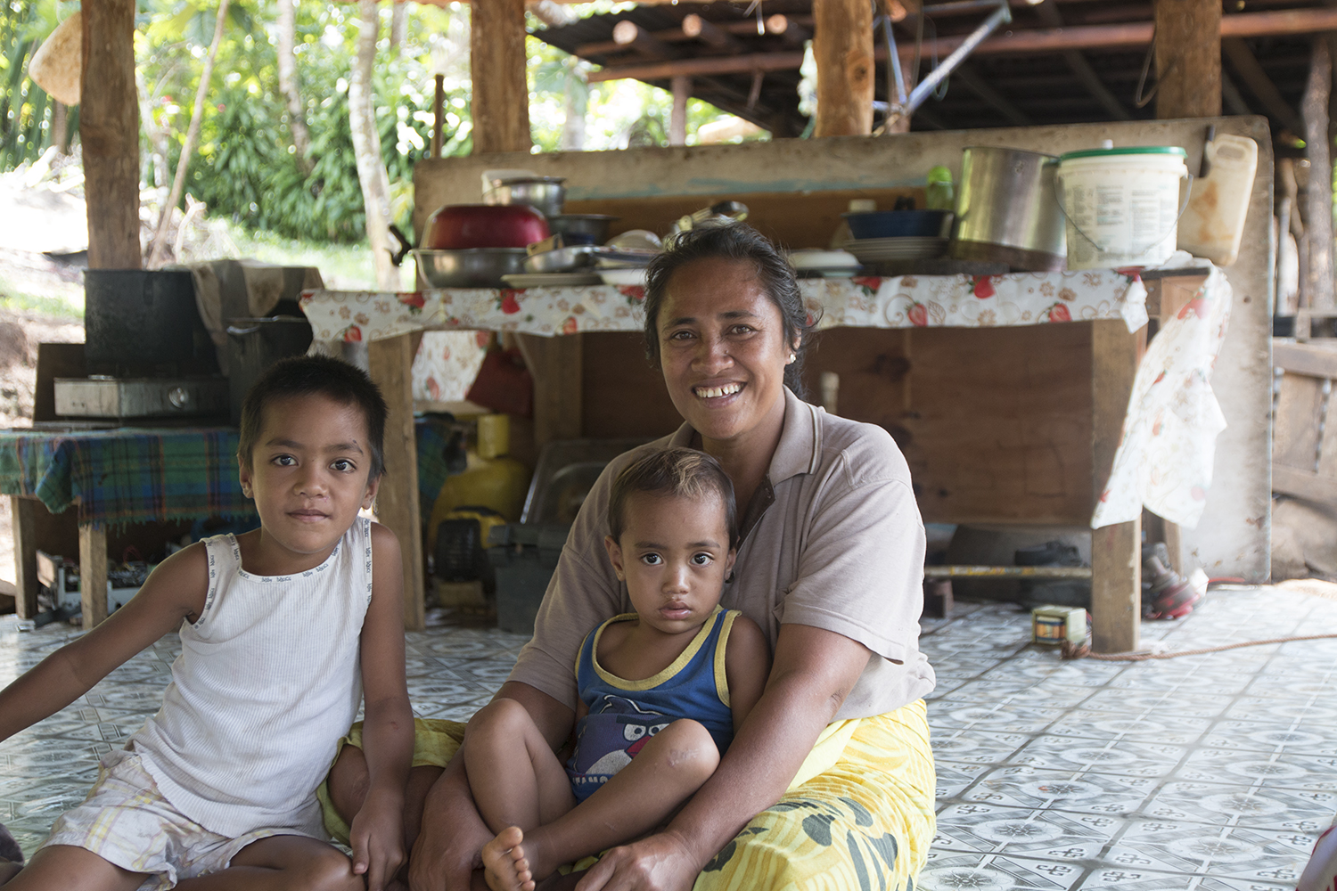 Standard of education in the village is similar to Apia