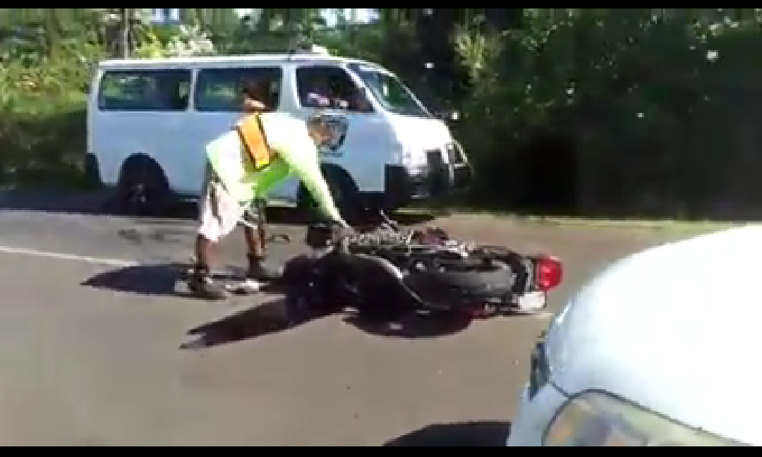 Graphic video of motorcycle crash goes viral