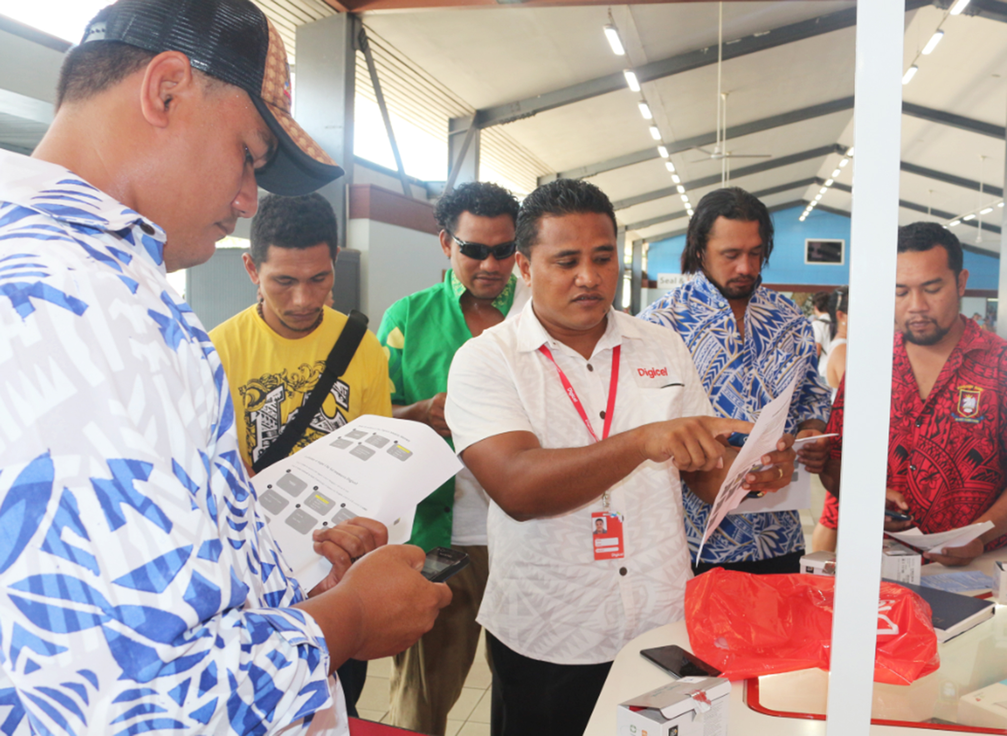 Digicel puts workers in touch with families