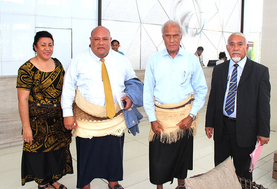 Tonga’s P.M. Pohiva in town