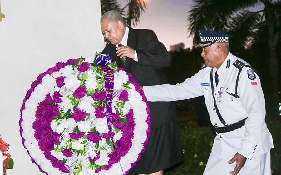 Lest we forget! Samoa marks ANZAC Day 