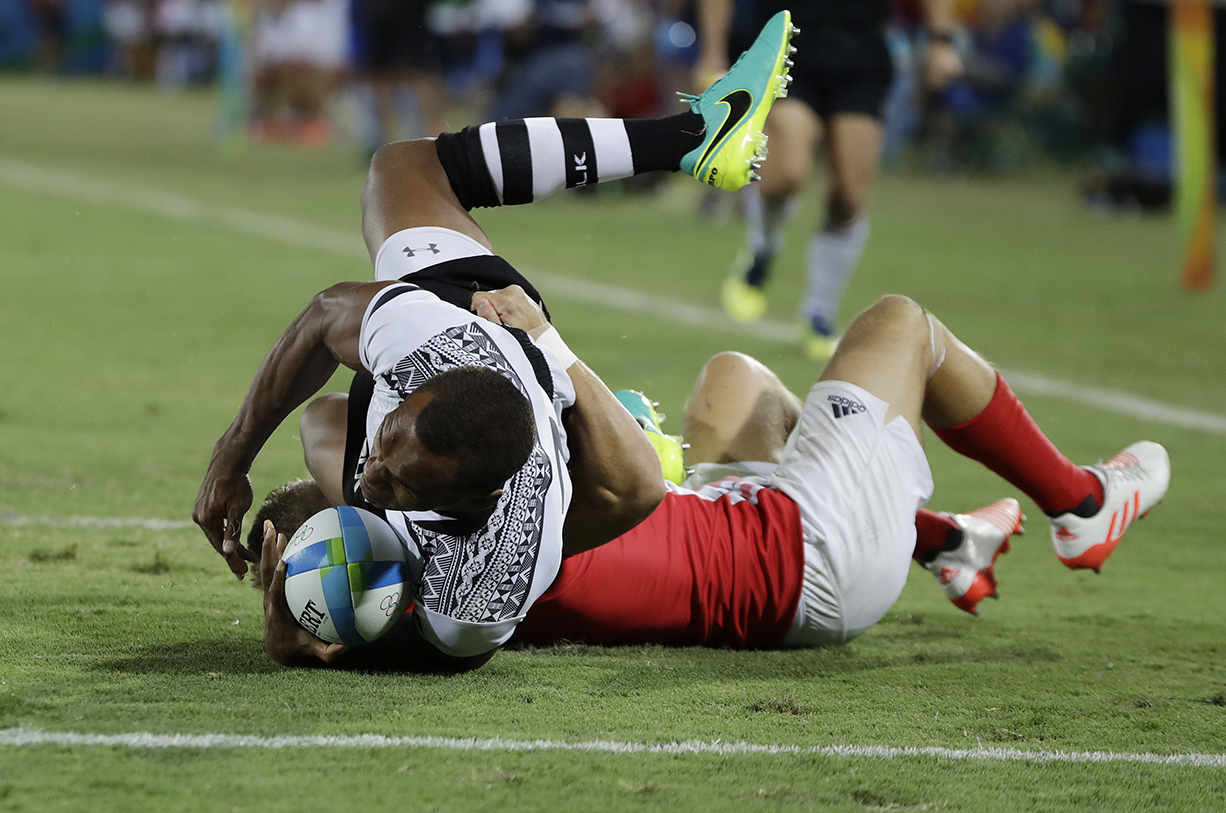 Fiji wins first gold medal in rugby sevens