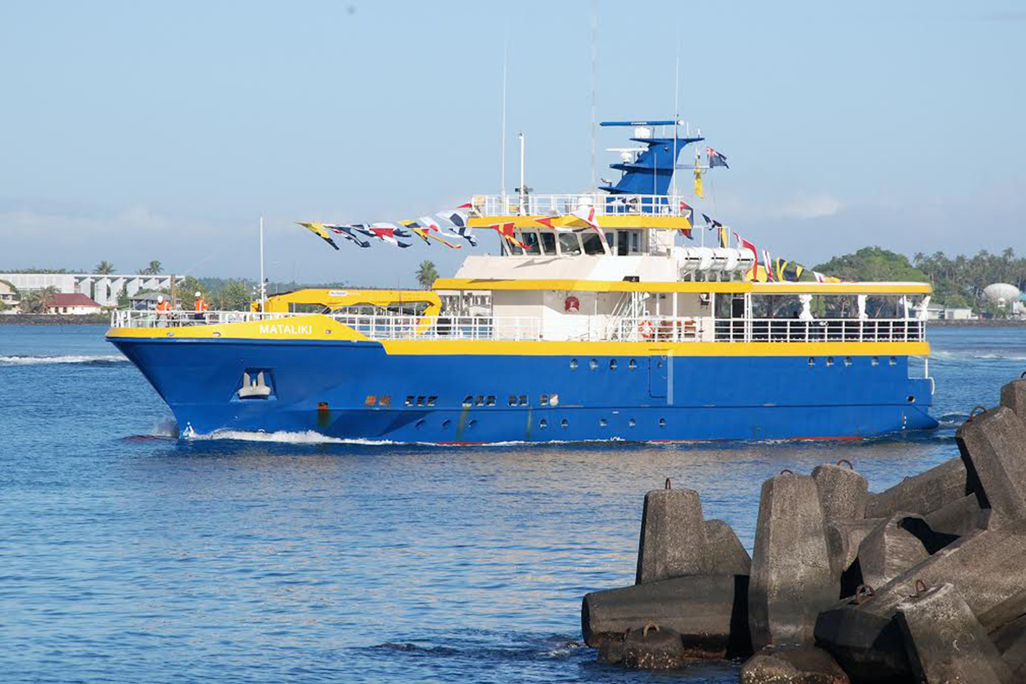 ‘Mataliki’ reaches Apia