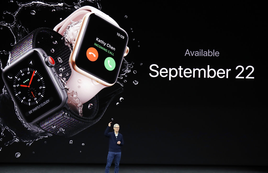 Apple says its new watch has cellular connectivity problems