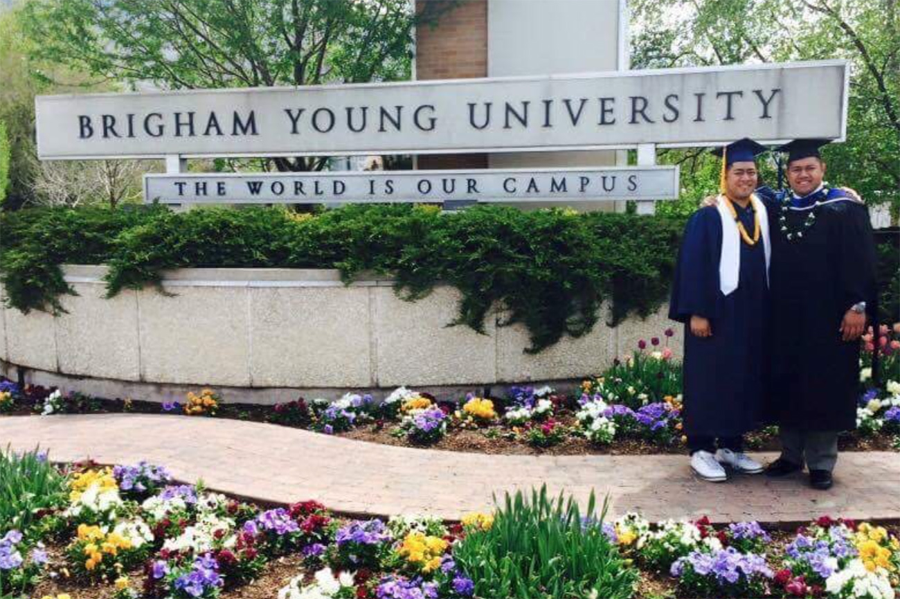 Kenape makes his family proud