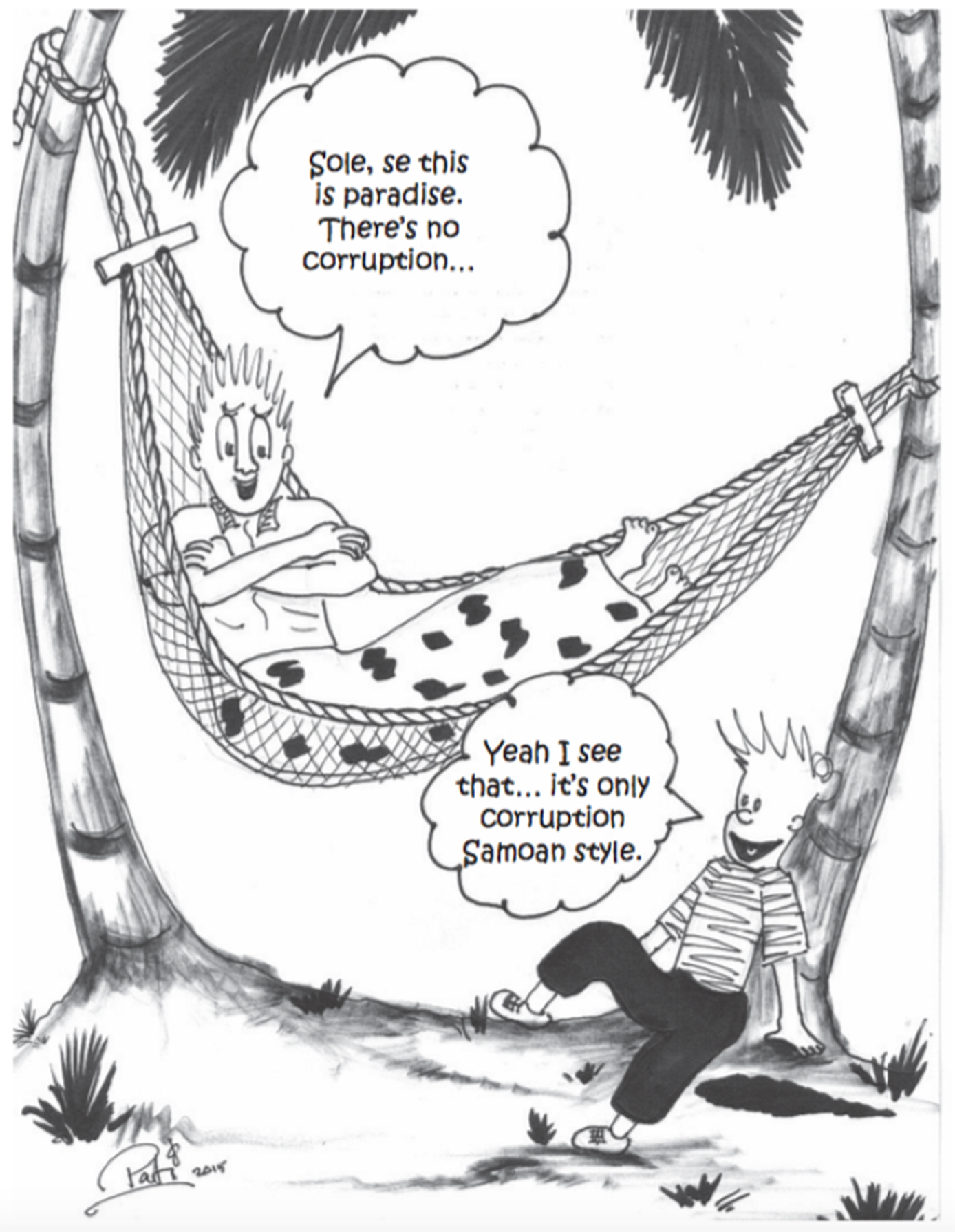 Samoa Observer Cartoon