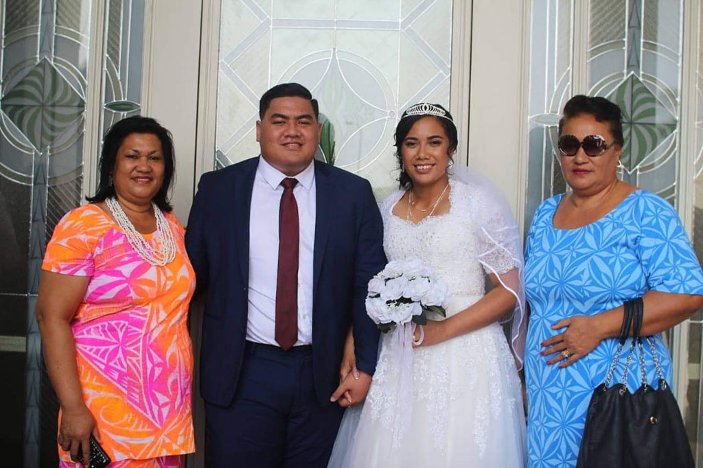 Couple seal love for  eternity at Temple