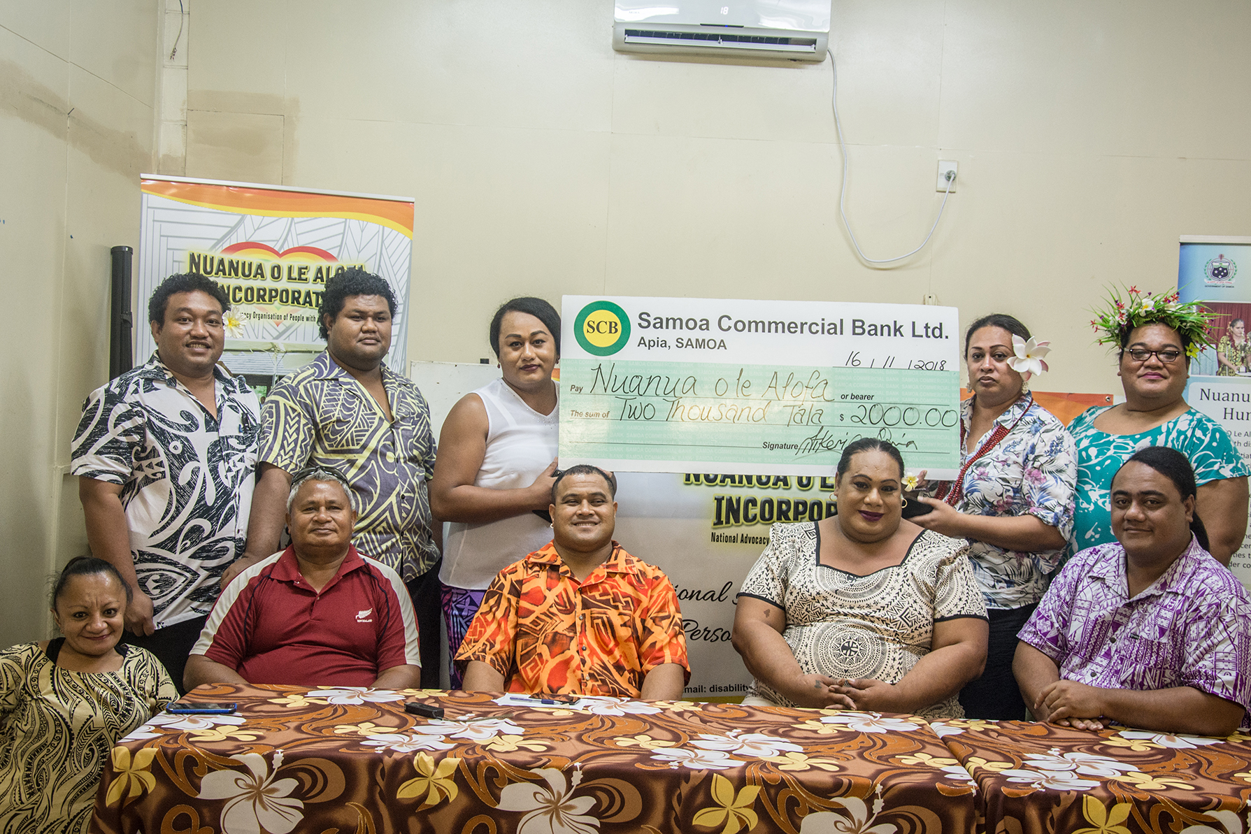 Club supports disability organisation