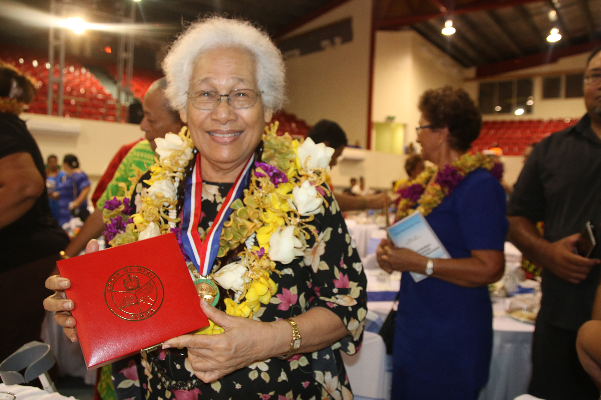 Honoured for service