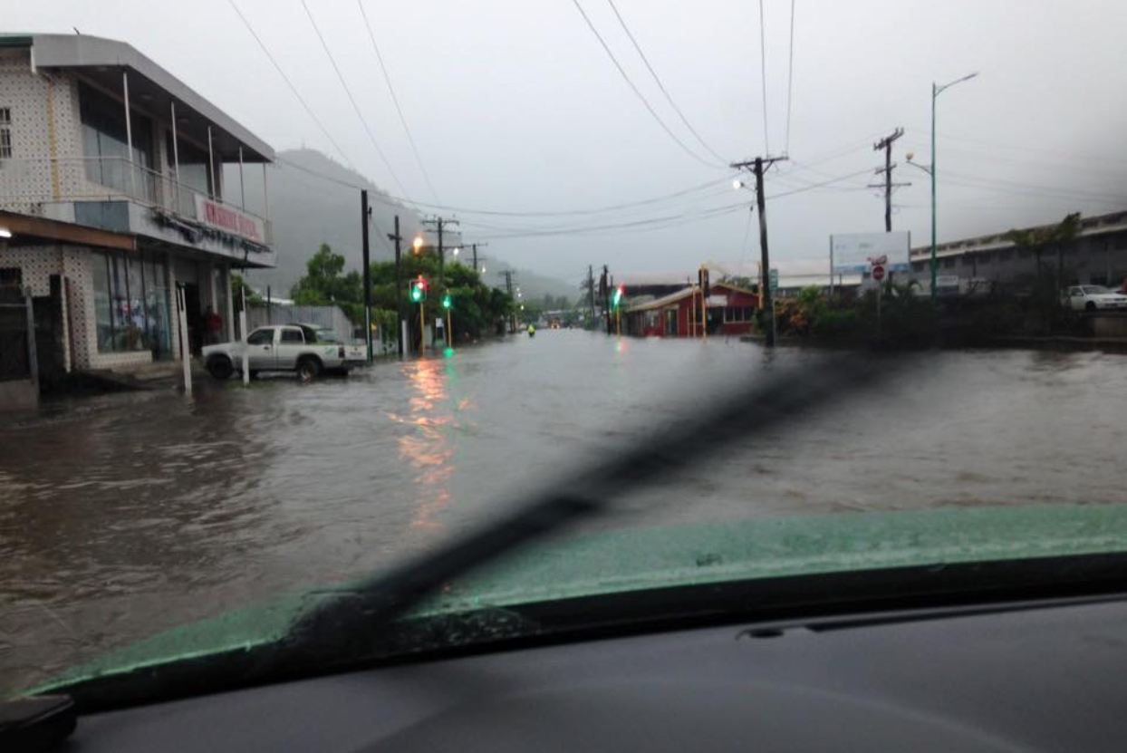 Flooding on last day of 2016, members of the public cautioned