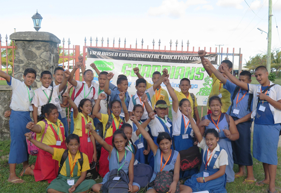 Va’a Environmental campaign in Aleipata