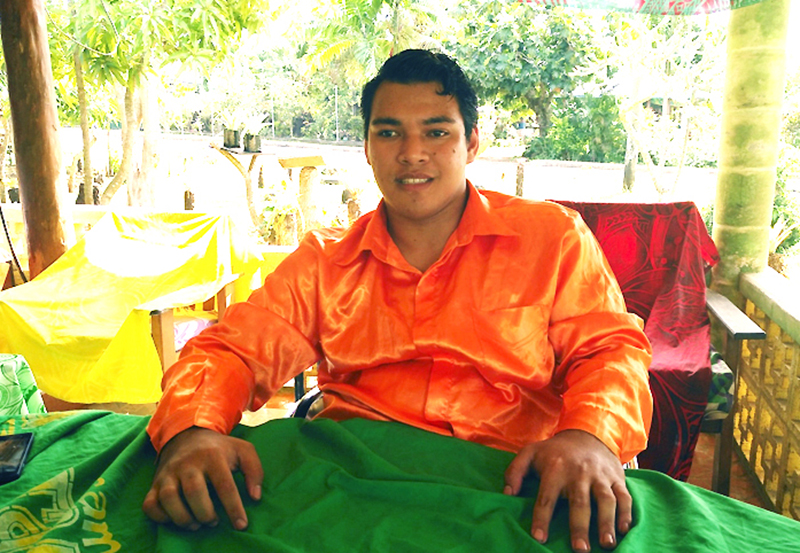 Sad Father’s Day for young man