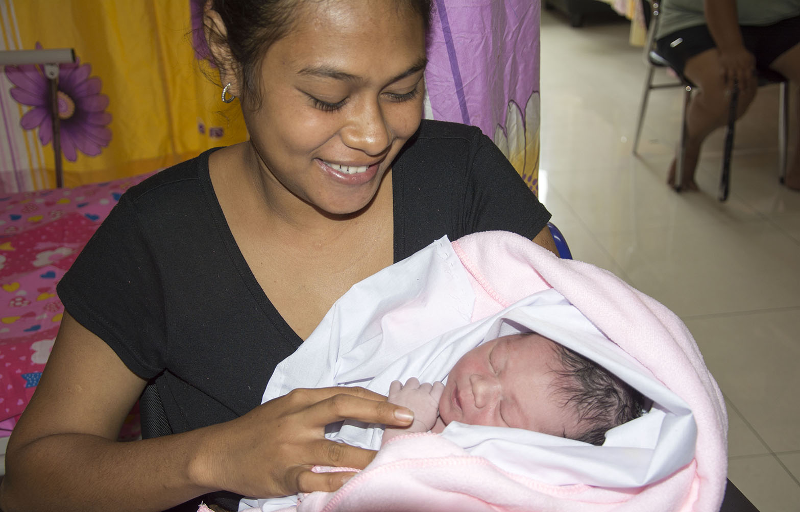New year babies bring smiles