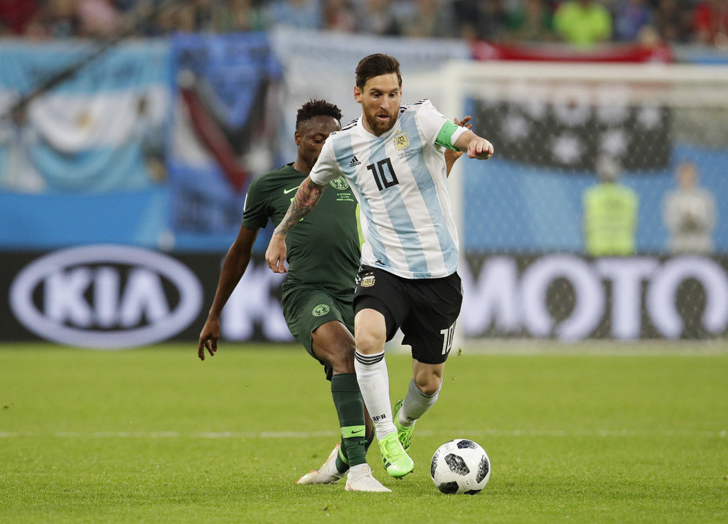 Messi, Argentina get going, beat Nigeria 2-1 at World Cup