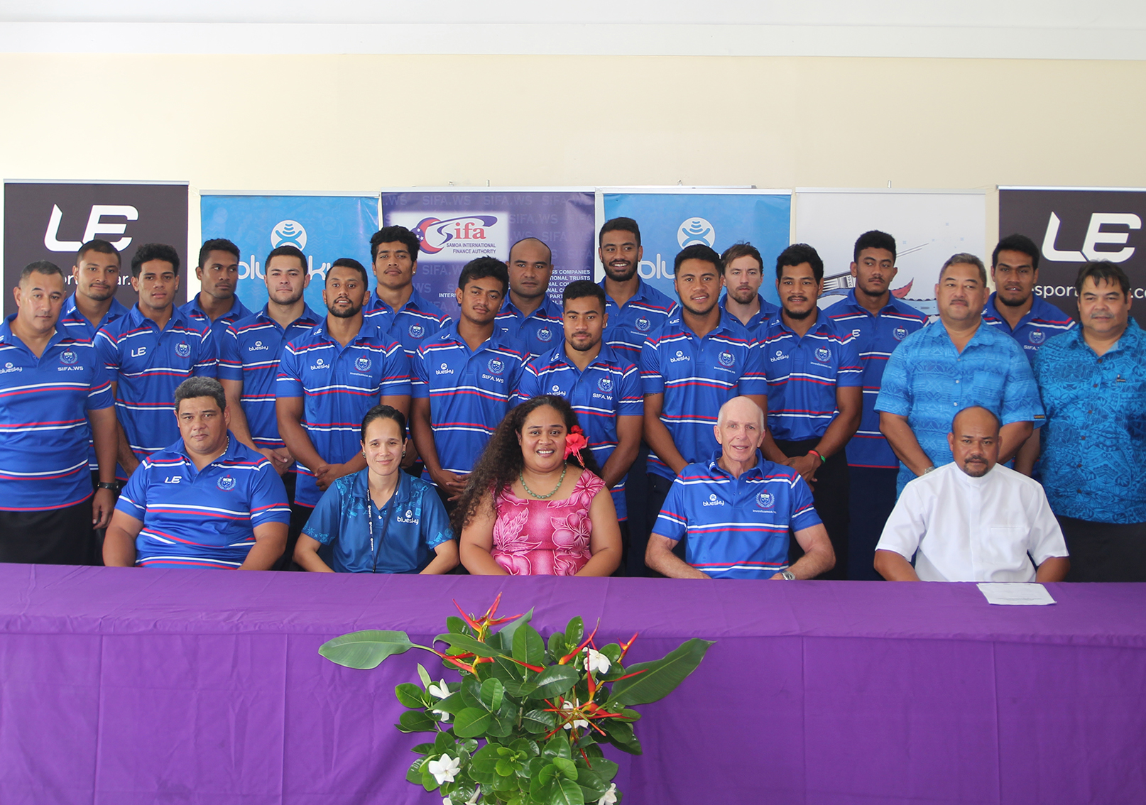 Manu Samoa Sevens team named