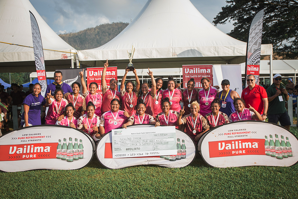 Victorious Auckland Samoa women