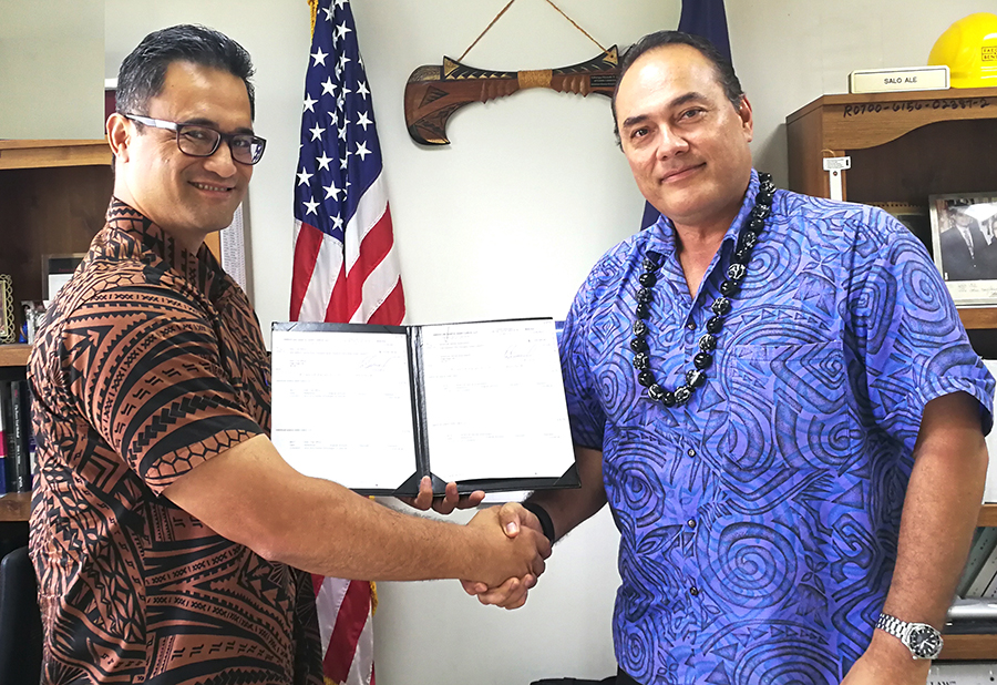 Bluesky presents $4.1m to American Samoa govt.