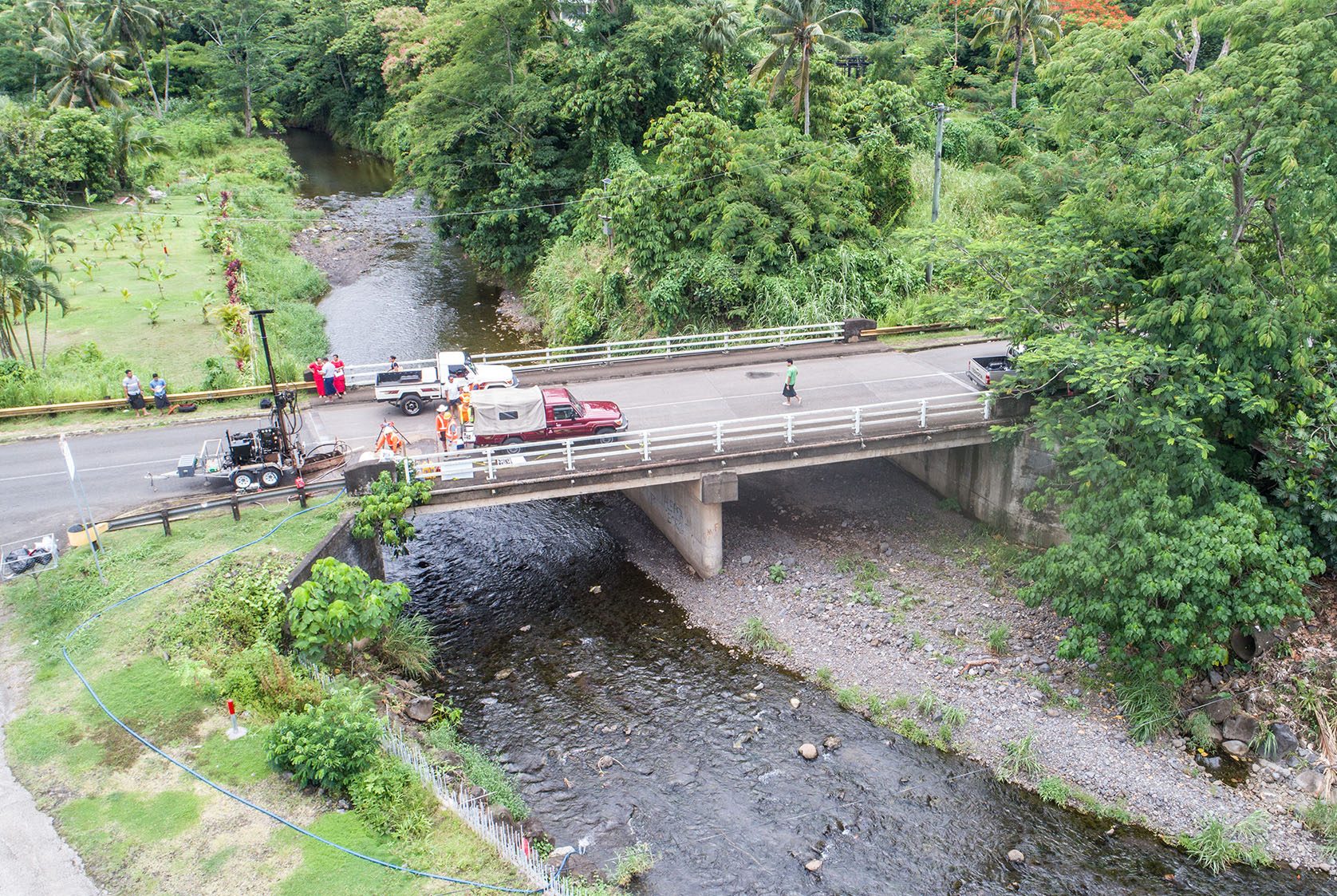 Rebuilding the Lelata Bridge  to be tougher and higher