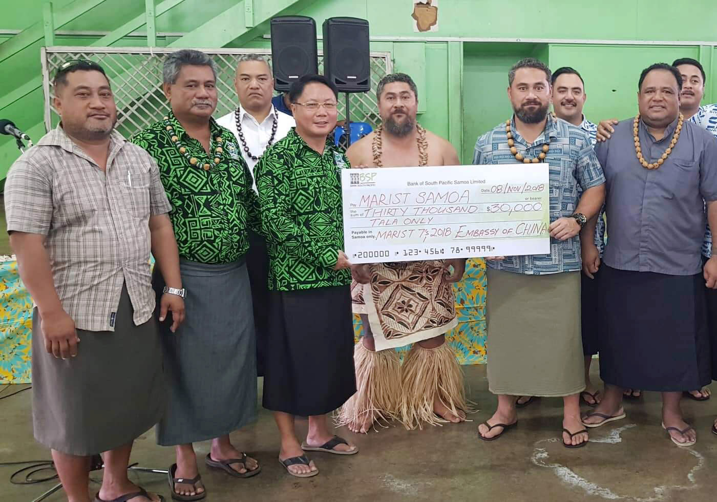 Marist receive $30,000 from China