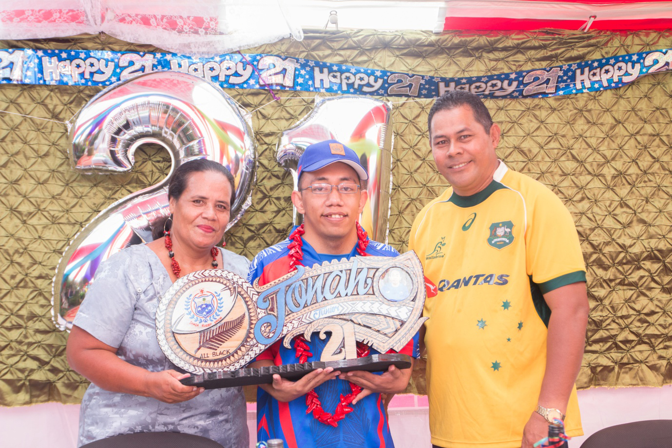 Rugby jerseys theme sets JJ’s birthday apart