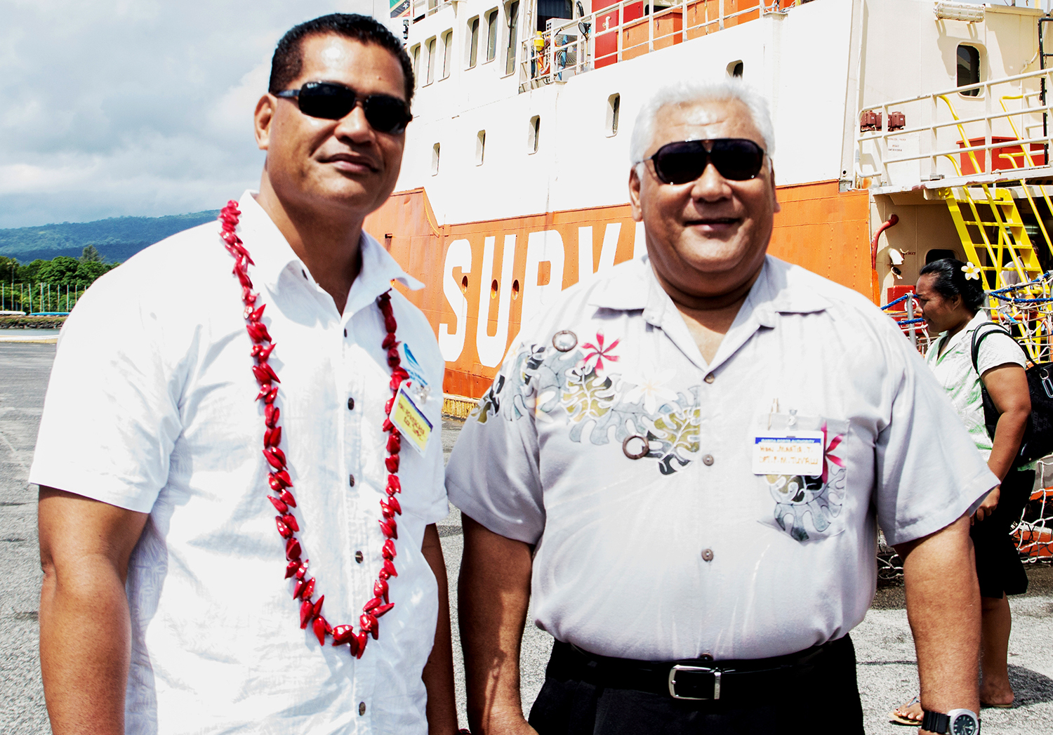 Tuvalu’s Deputy P.M. on fact finding mission