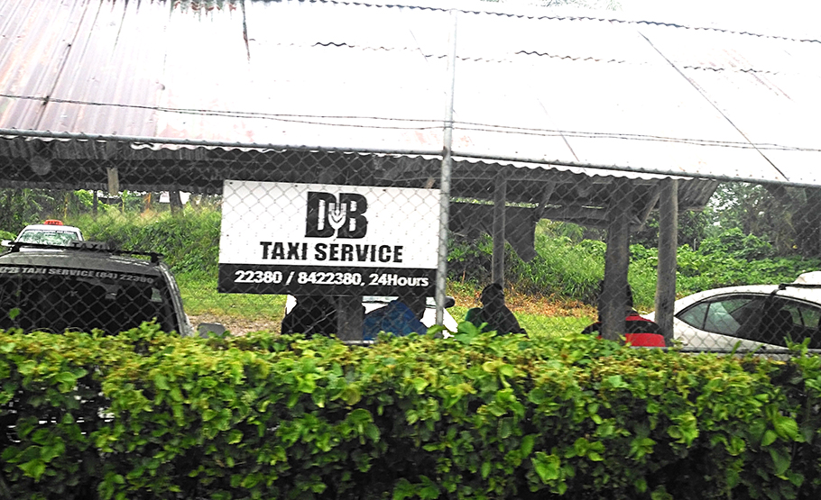 Taxi driver stuffed in car boot