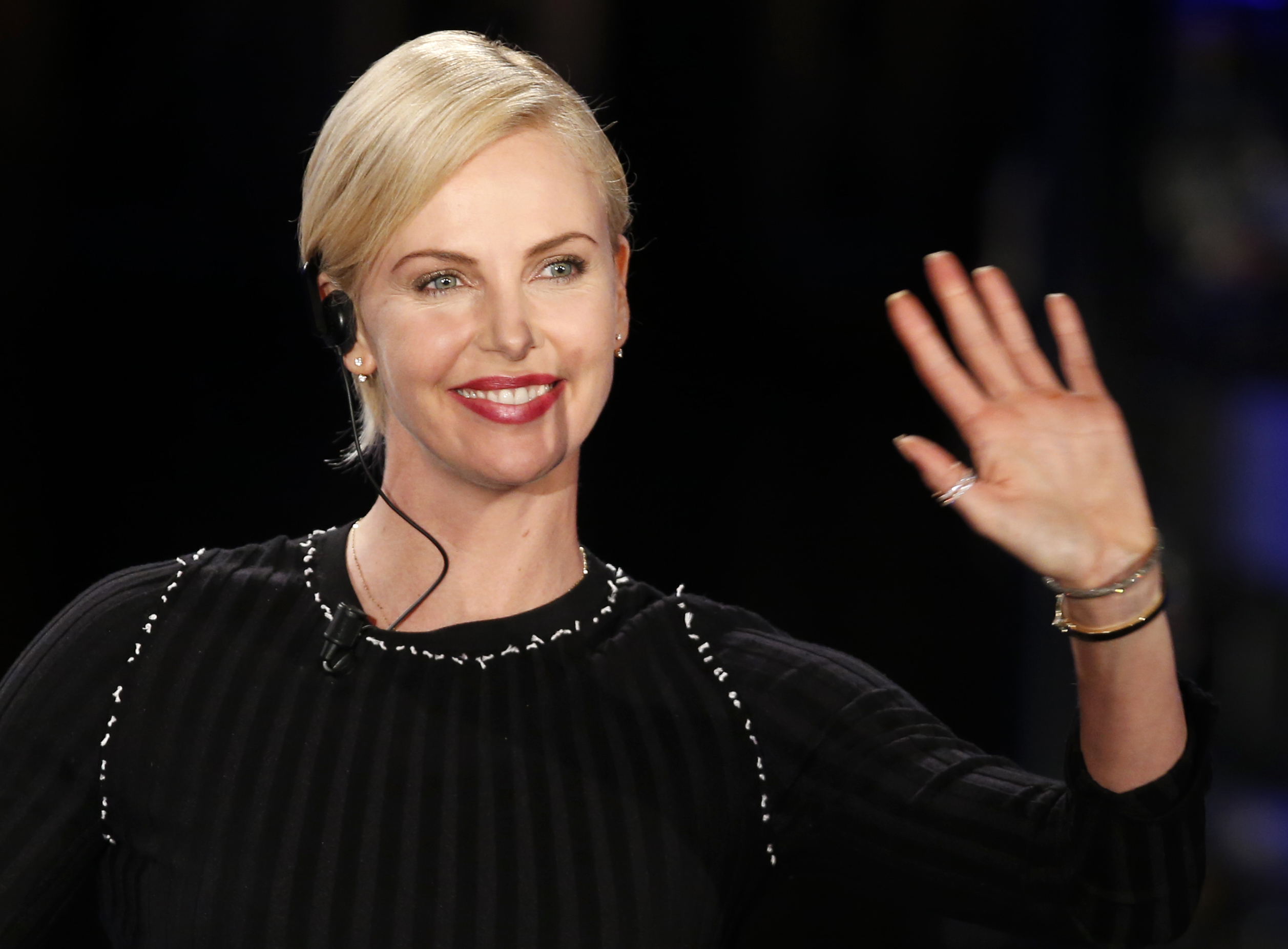 Charlize Theron gets back behind the wheel for 'Fast 8'