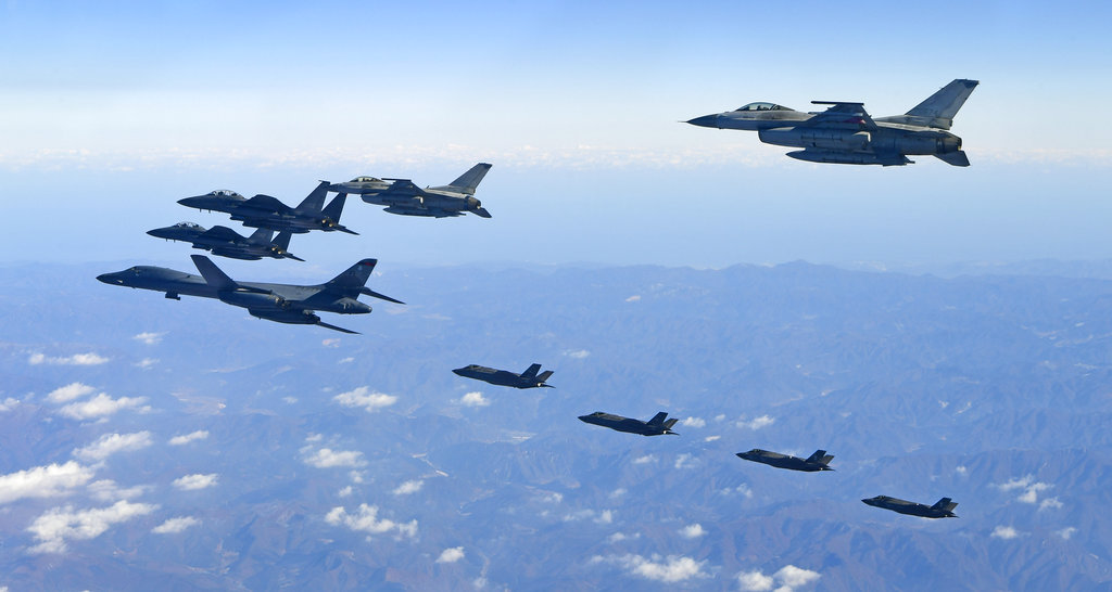 N. Korea says war is inevitable as allies continue war games