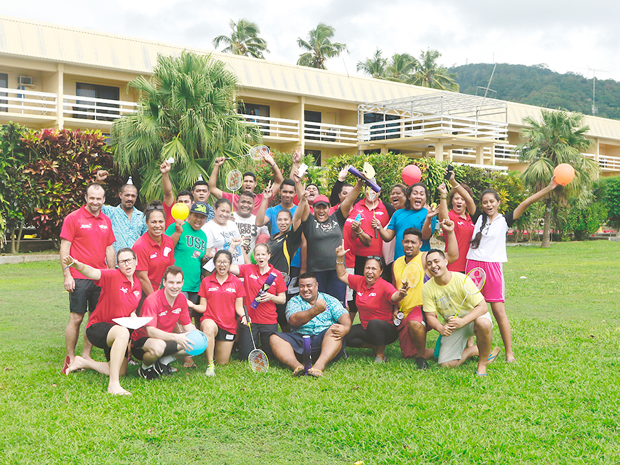 Samoa badminton teacher training highlights