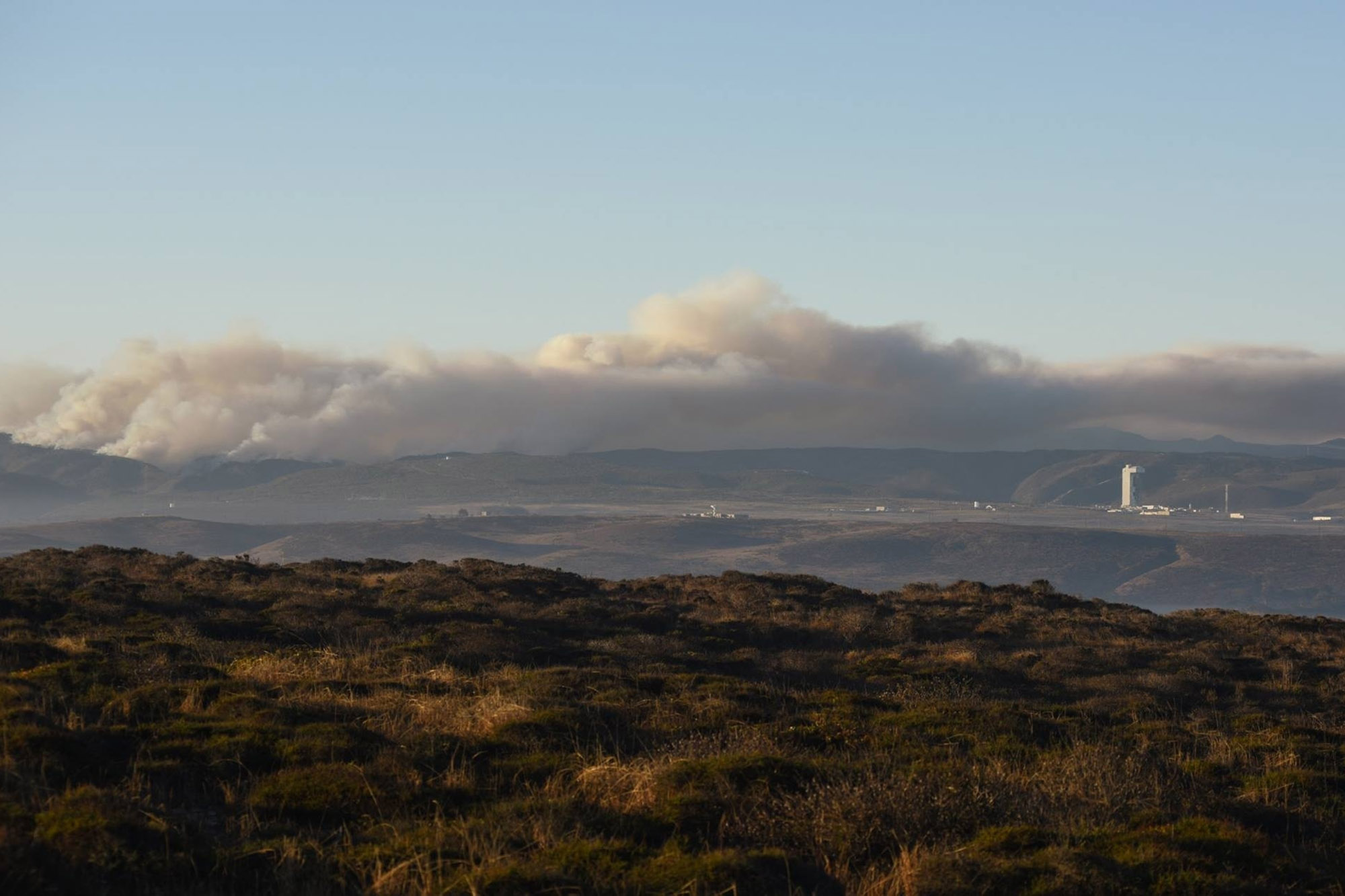 Air Force base wildfire postpones hi-res satellite launch