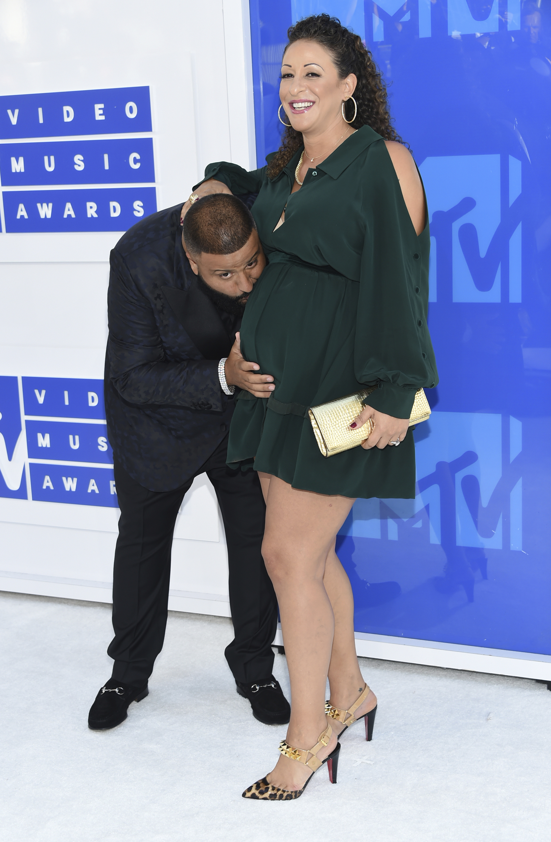DJ Khaled and fiancée welcome baby boy on Snapchat
