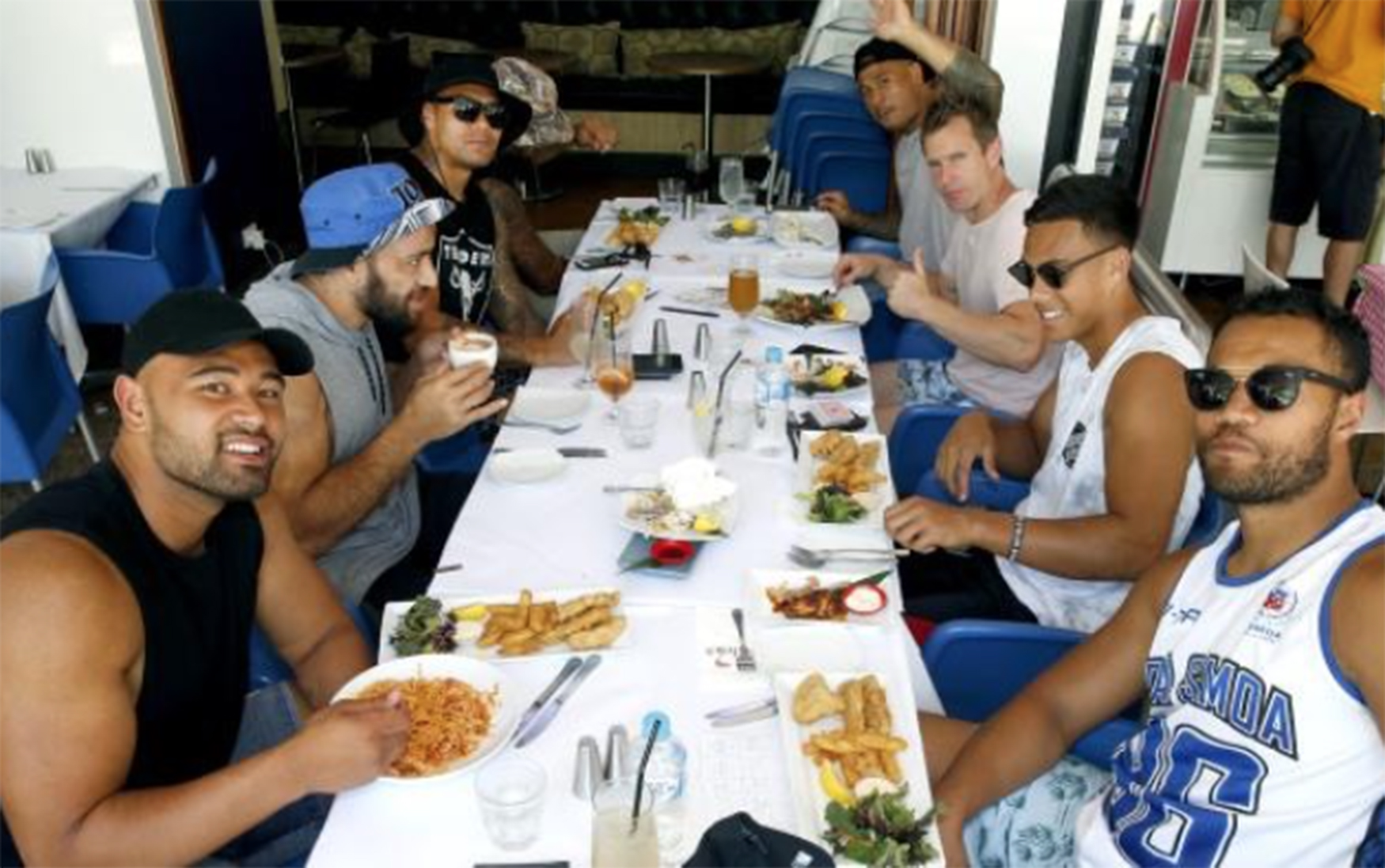 Toa Samoa arrives in Cairns to prepare for Scotland