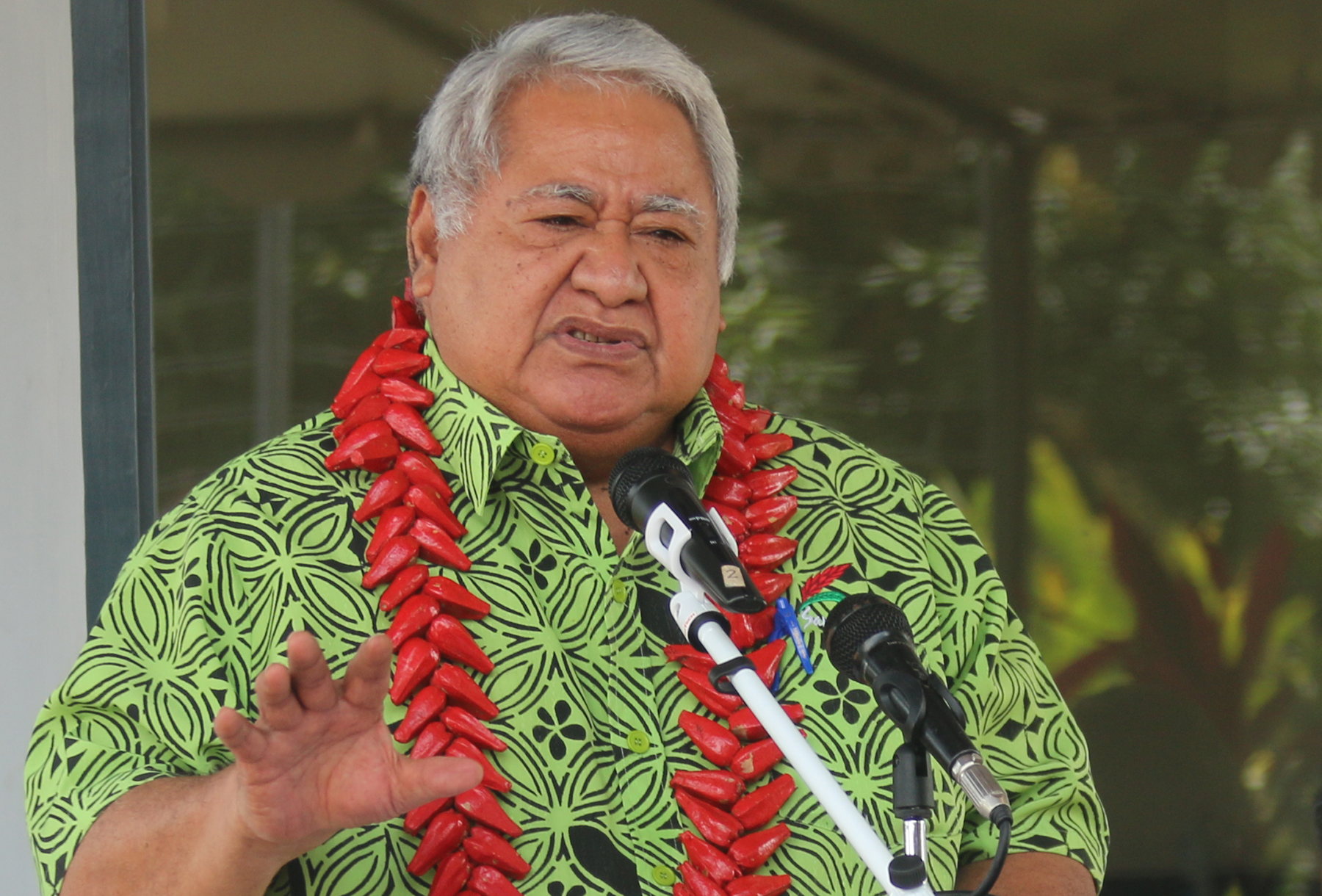 P.M. Tuilaepa stands  up for Australia, N.Z.