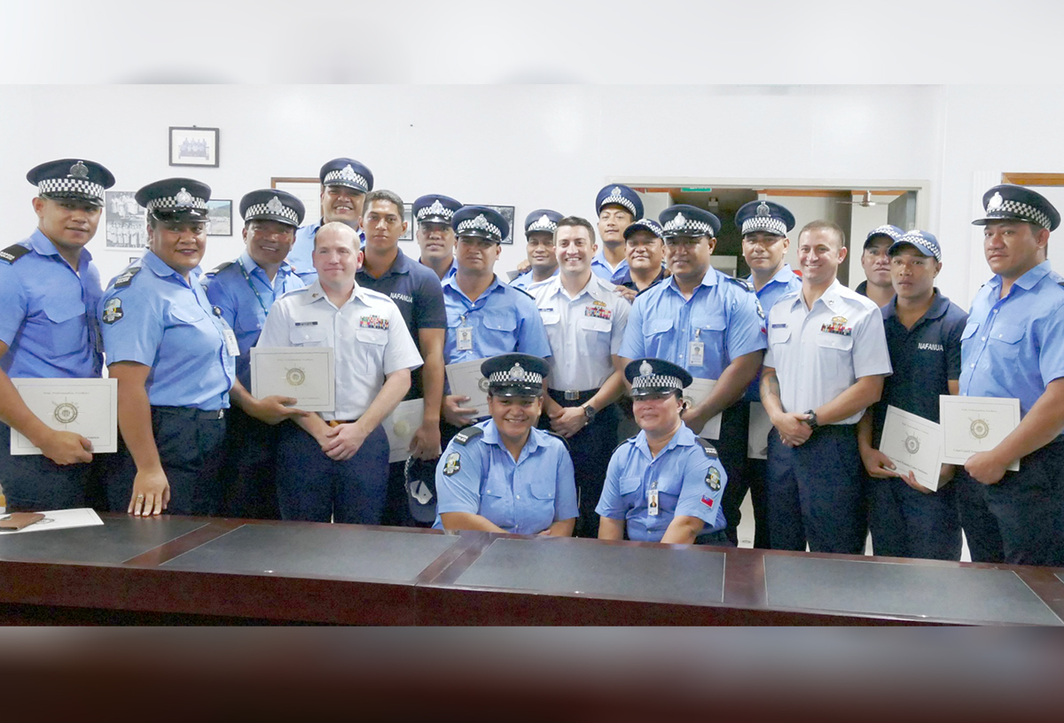 Graduation smiles for Police, Maritime Officers