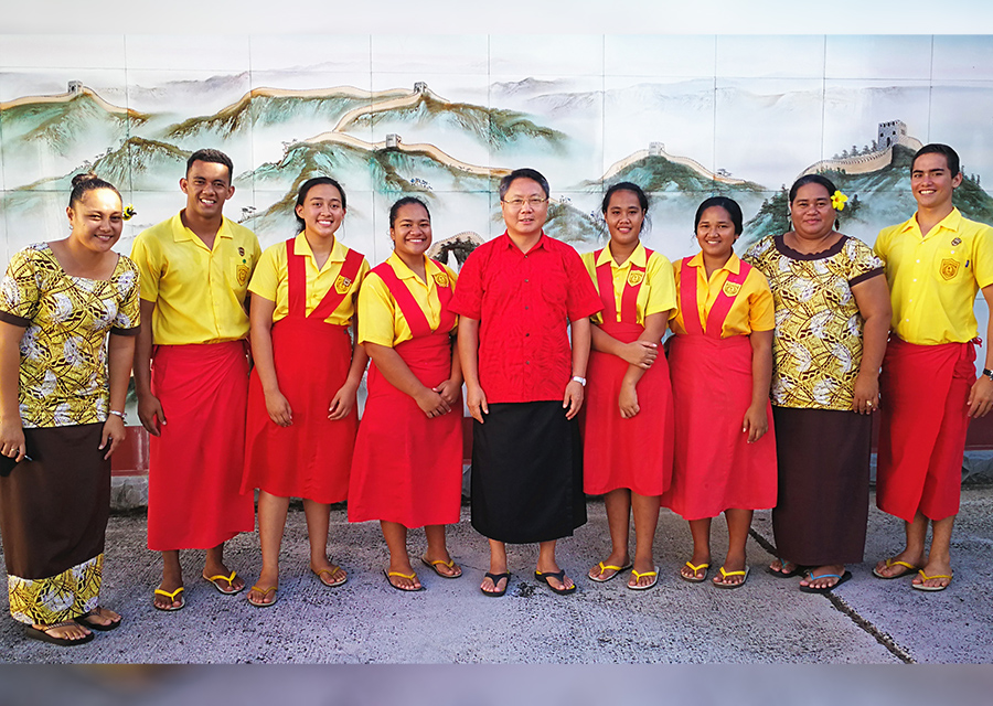 Samoa College group bound for China