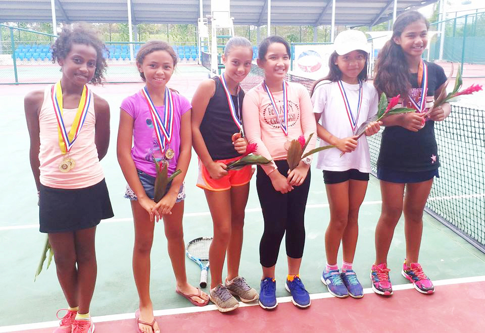 Young tennis stars showcase talents