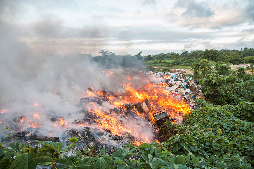 Fire breaks out at Tafa’igata Landfill