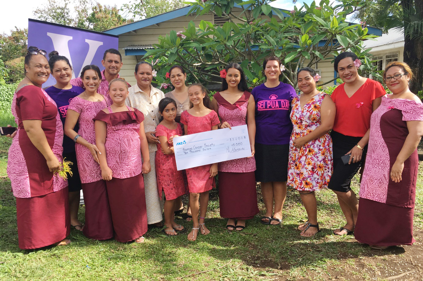 Matavai presents $10,000 to the Samoa Cancer Society