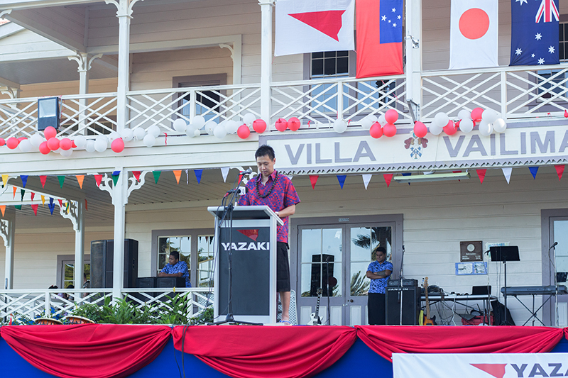 Samoa bids farewell to Yazaki