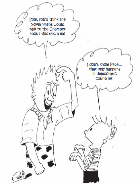 Samoa Observer Cartoon