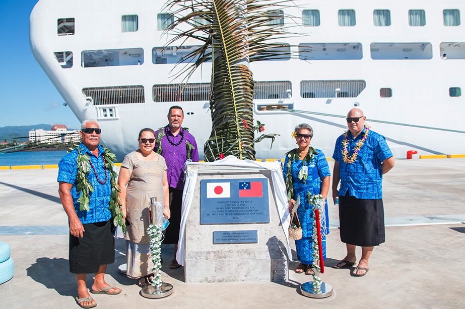 Improved Apia Port opens