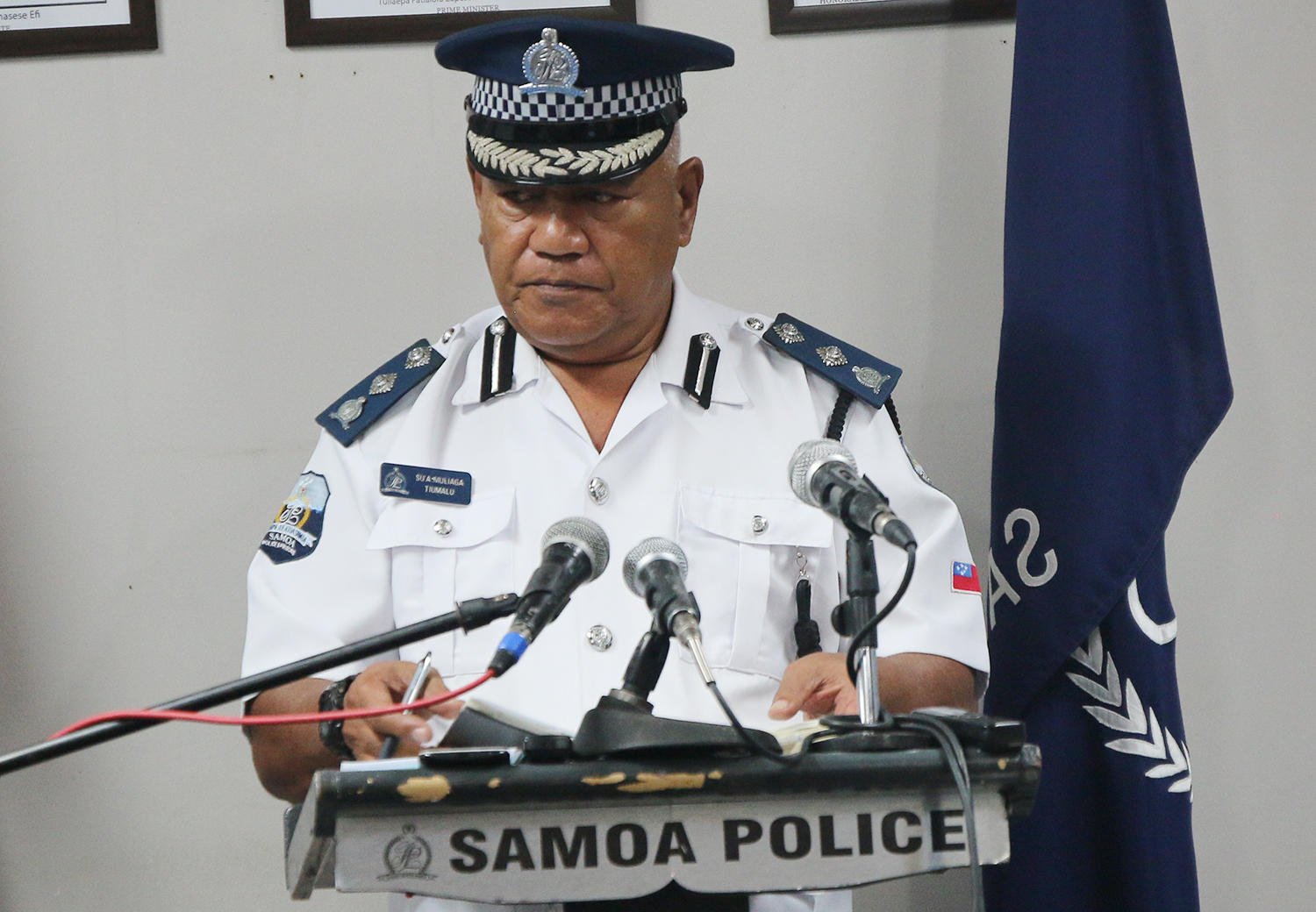 Police point to the law