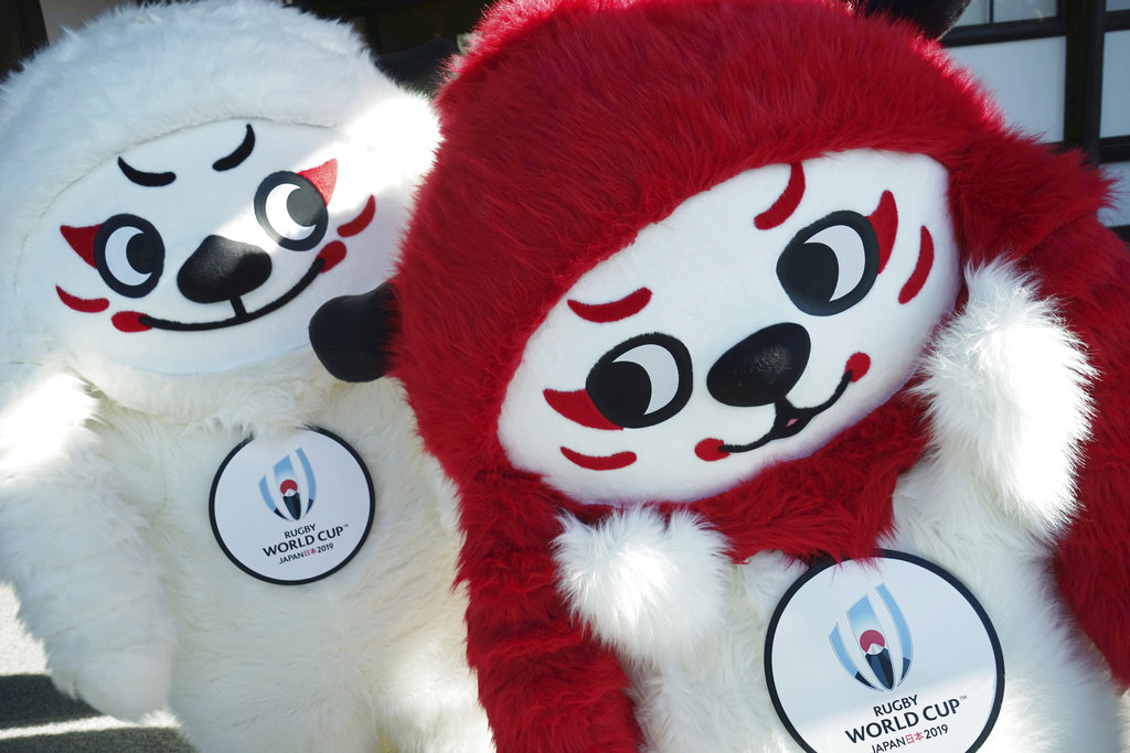 Japan's Rugby World Cup unveils mythical, lion-like mascots