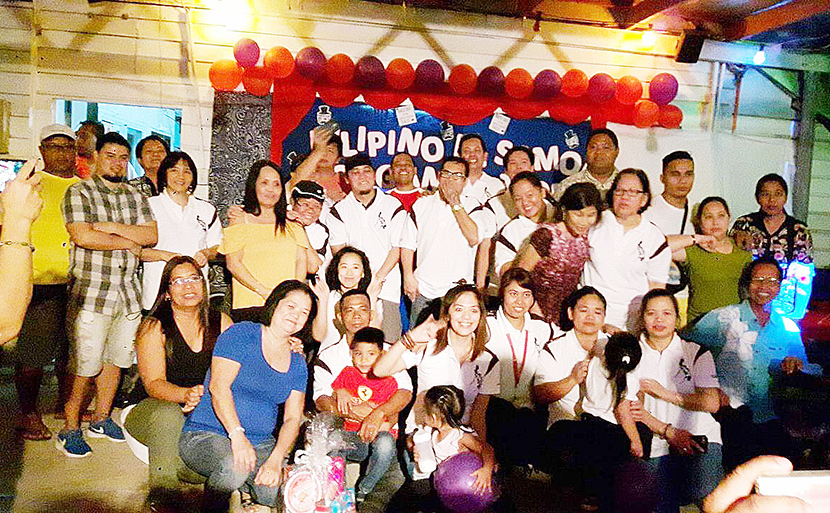 Filipinos celebrate in Samoa