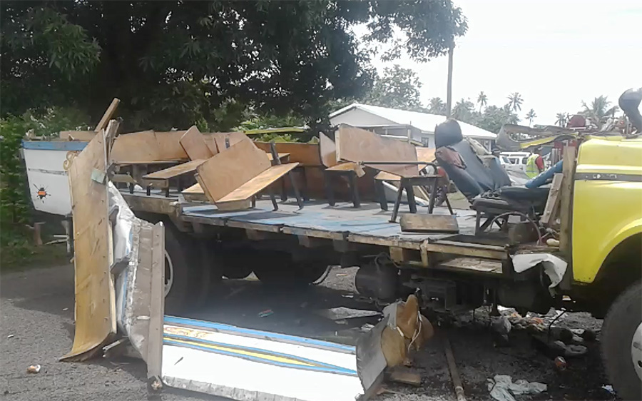 Identity of woman who died in bus crash Saturday remains unknown