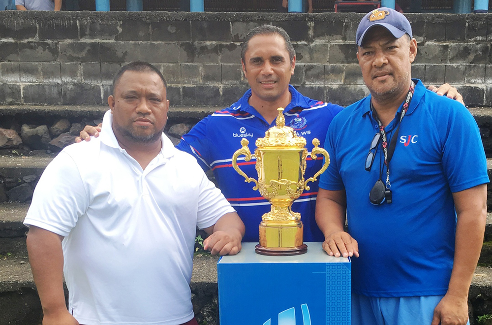 World Cup at American football camp