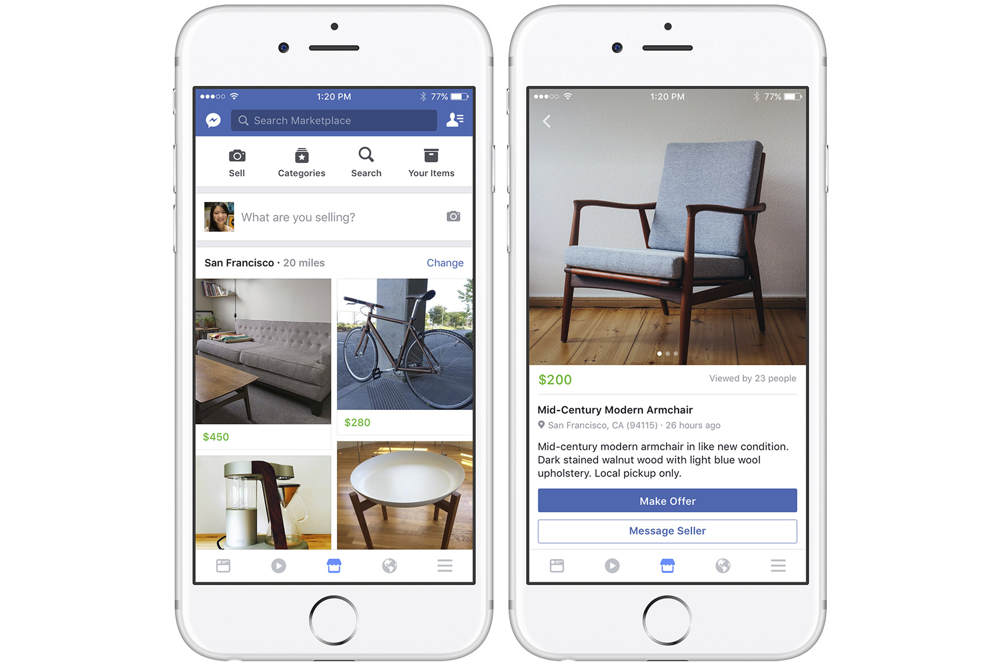 Facebook launches new 'marketplace' for buying, selling