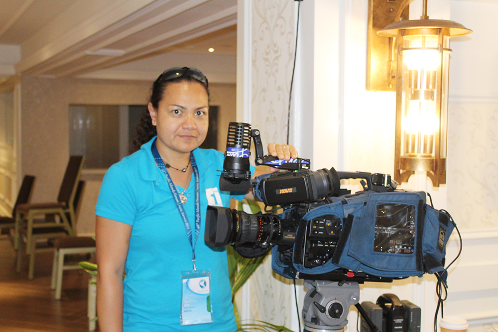 Treatment of camera woman angers media