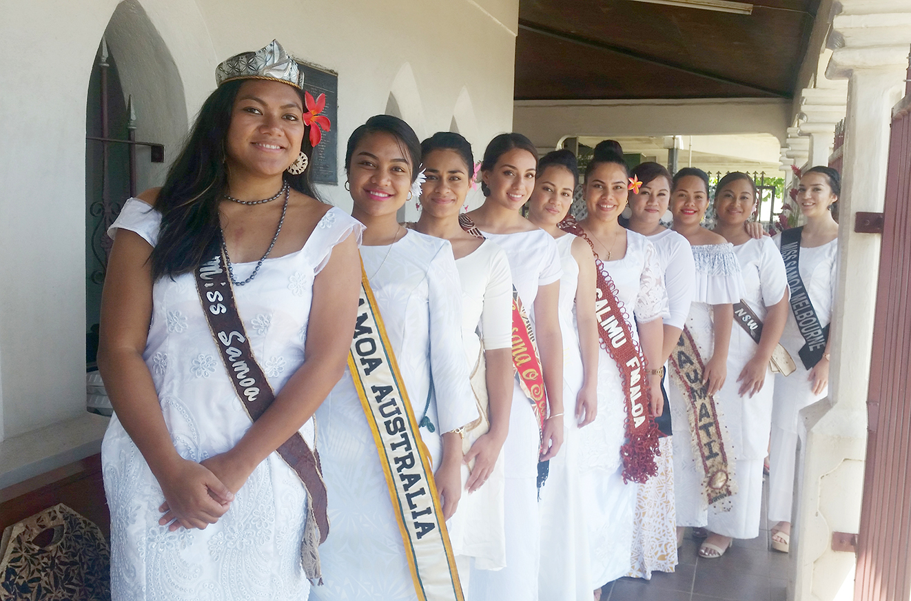 Miss Samoa Pageant opens with church service