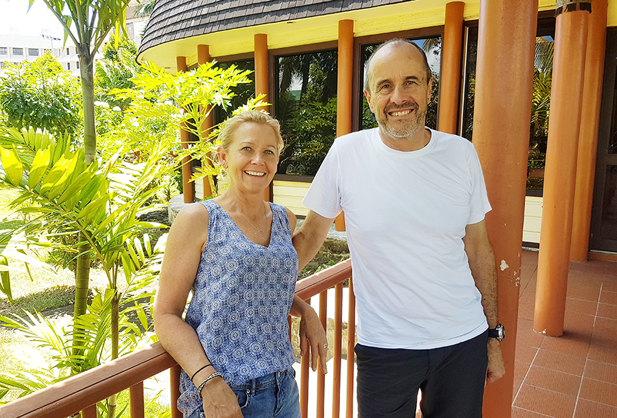 Couple share thoughts about Samoa, bus experience most memorable